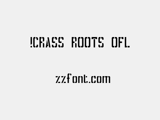 !CRASS ROOTS OFL