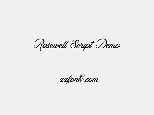 Rosewell Script Demo