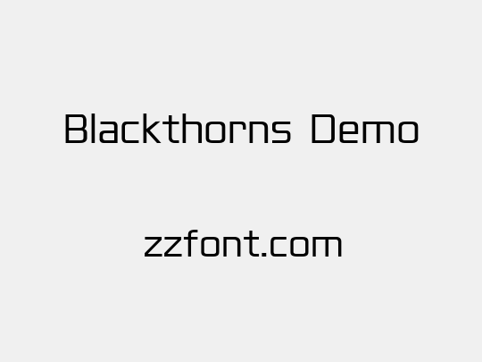 Blackthorns Demo