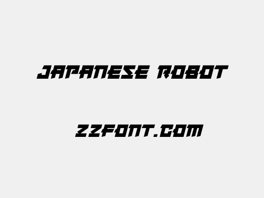 Japanese Robot