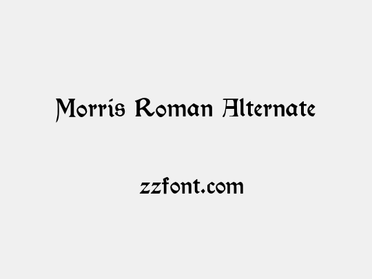 Morris Roman Alternate