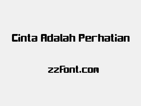 Cinta Adalah Perhatian