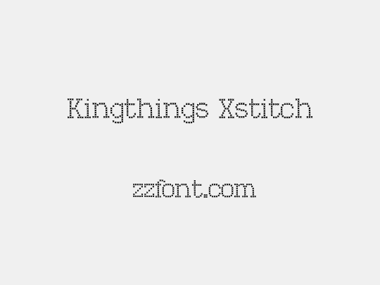 Kingthings Xstitch