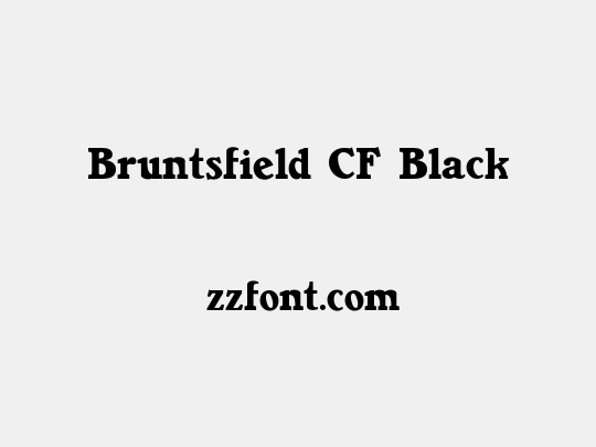 Bruntsfield CF Black - 众字网