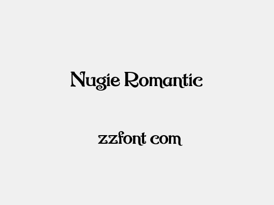 Nugie Romantic