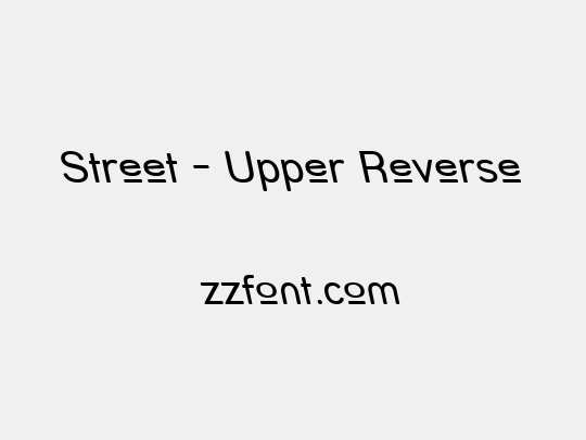 Street - Upper Reverse