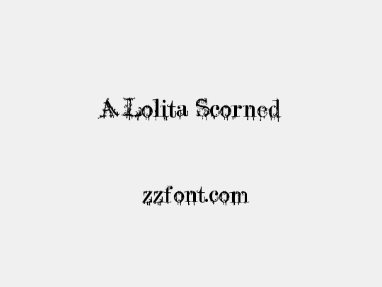 A Lolita Scorned