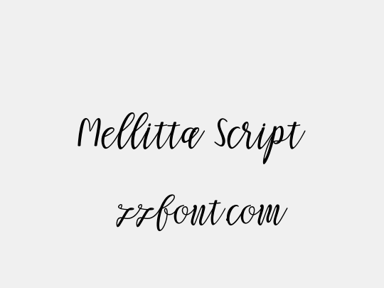 Mellitta Script