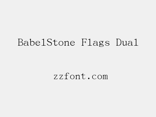 BabelStone Flags Dual