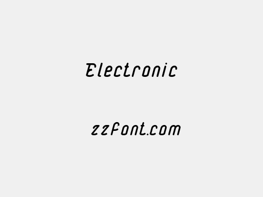 Electronic