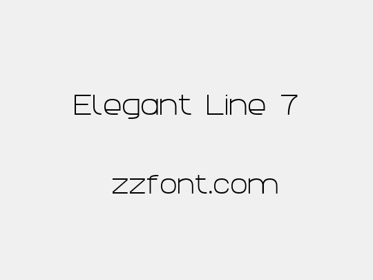 Elegant Line 7