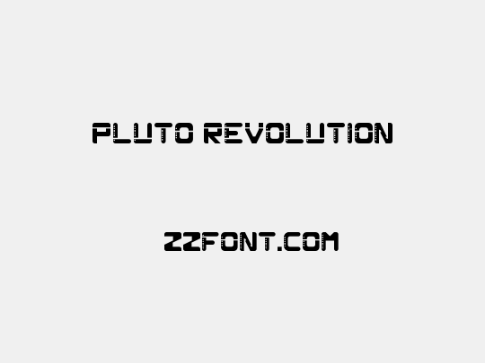 Pluto Revolution