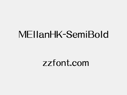 MEllanHK-SemiBold