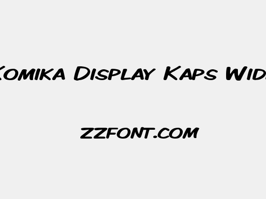 Komika Display Kaps Wide