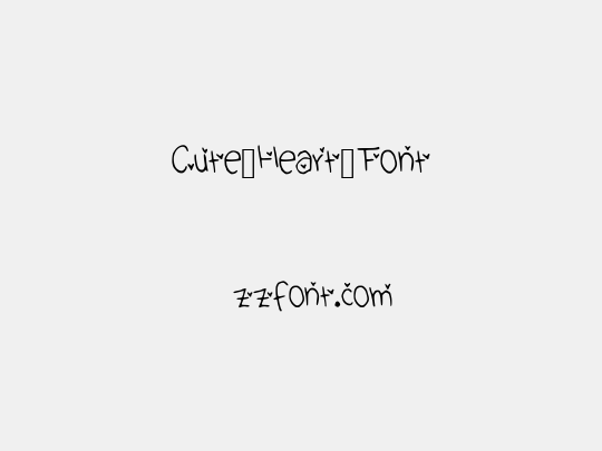 Cute_Heart_Font