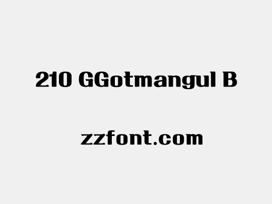 210 GGotmangul B