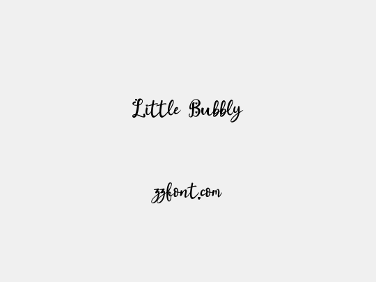 Little Bubbly