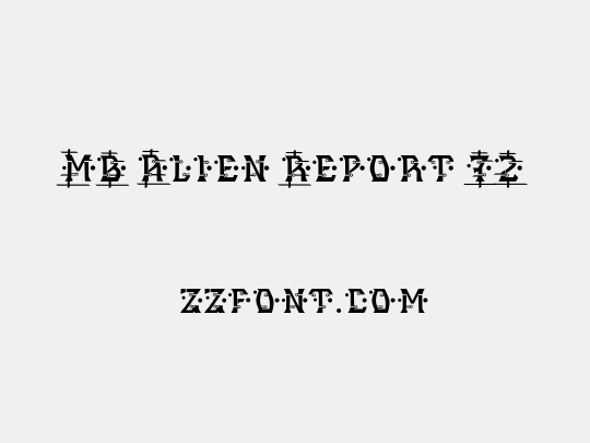 MB Alien Report 72