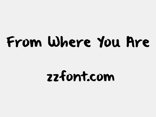 From Where You Are