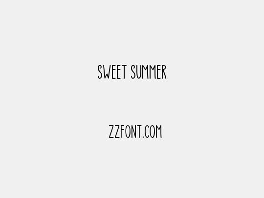 Sweet Summer