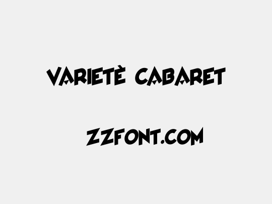 VarietÈ Cabaret