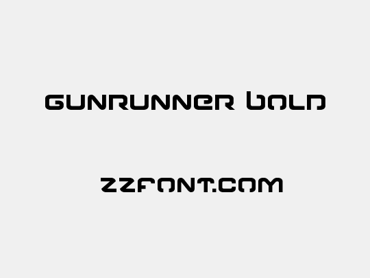 Gunrunner Bold