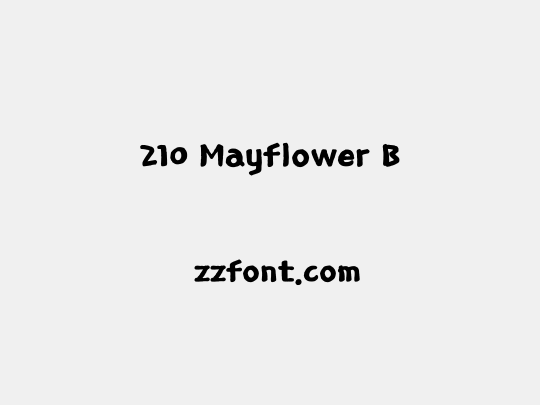 210 Mayflower B