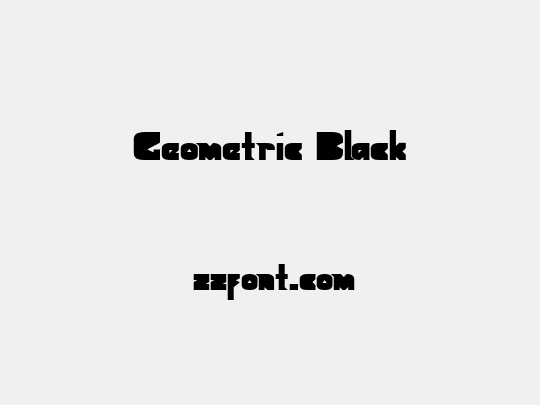 Geometric Black