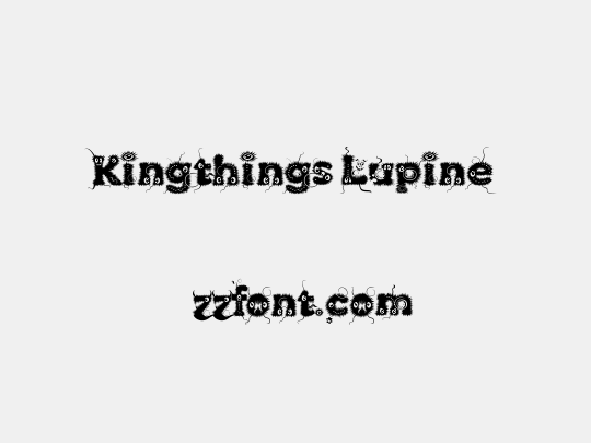 Kingthings Lupine