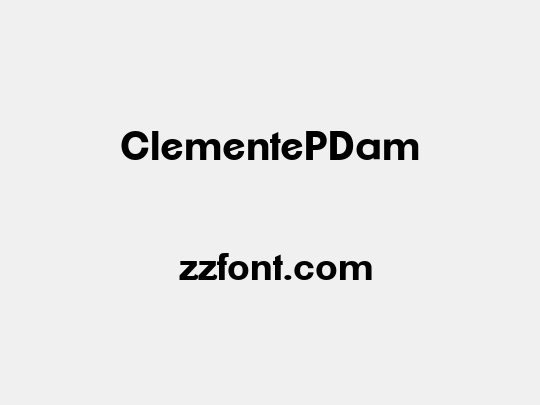 ClementePDam