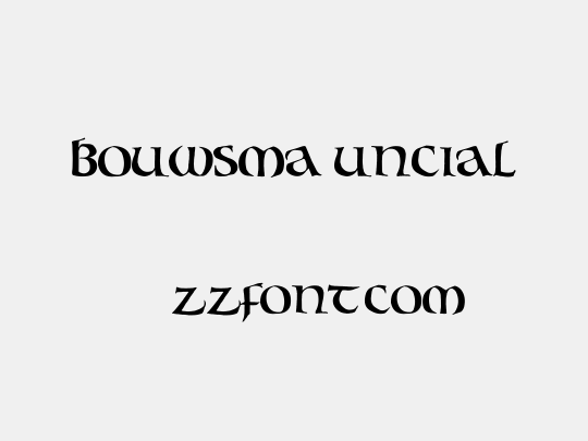 Bouwsma Uncial