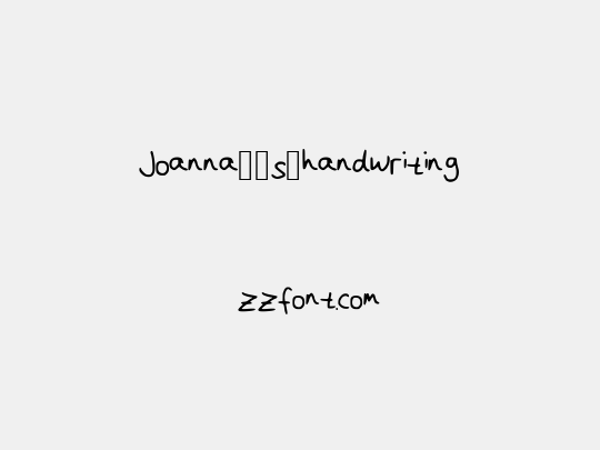 Joanna__s_handwriting