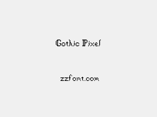 Gothic Pixel