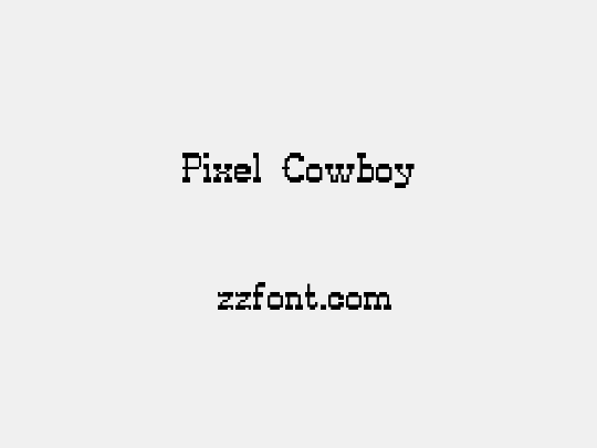 Pixel Cowboy