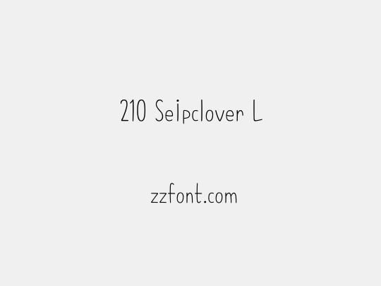 210 Seipclover L