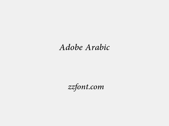 Adobe Arabic