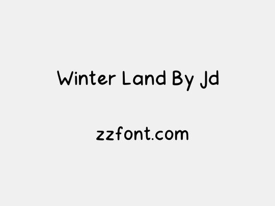 Winter Land By Jd