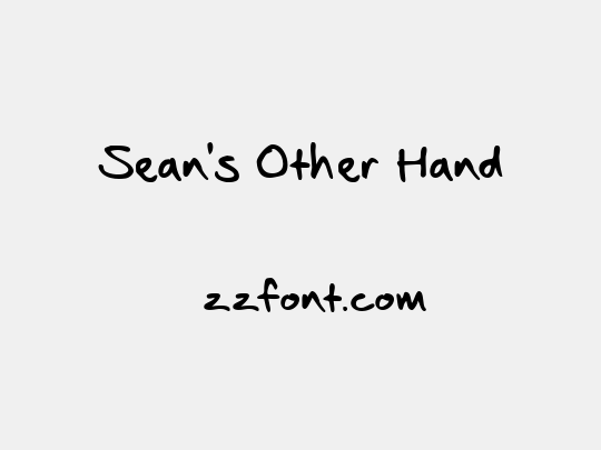 Sean's Other Hand