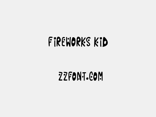 Fireworks Kid