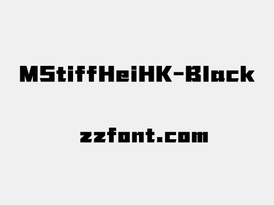 MStiffHeiHK-Black