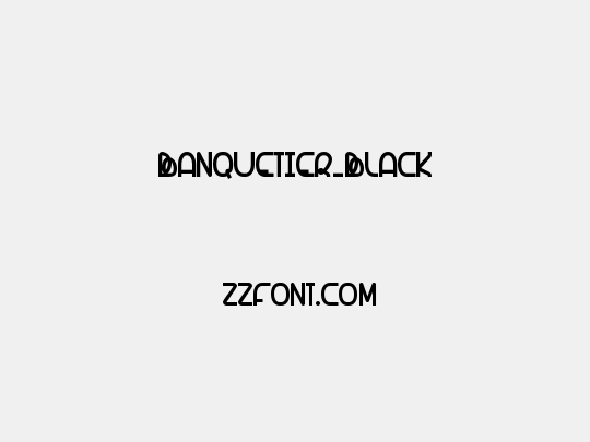 Banquetier-Black