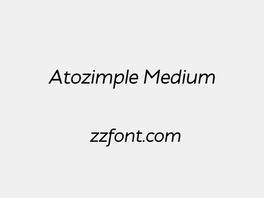 Atozimple Medium