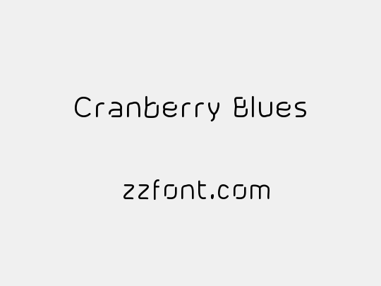 Cranberry Blues