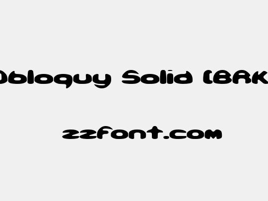 Obloquy Solid (BRK)