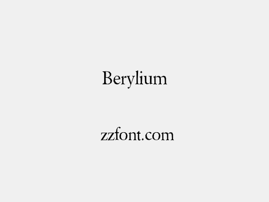 Berylium