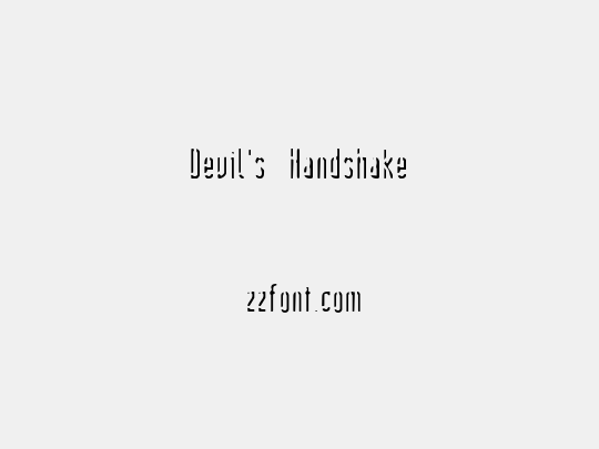 Devil's Handshake