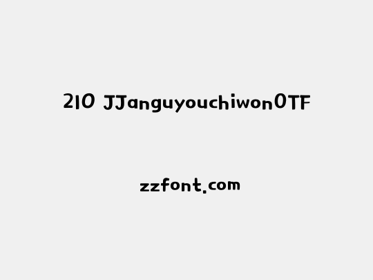 210 JJanguyouchiwonOTF