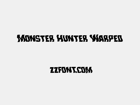 Monster Hunter Warped