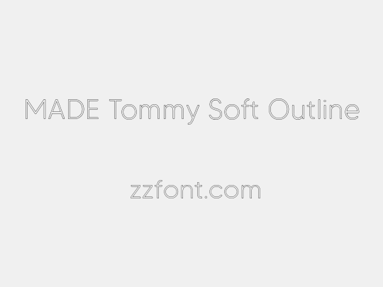 MADE Tommy Soft Outline