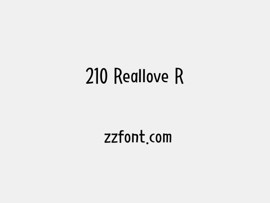 210 Reallove R